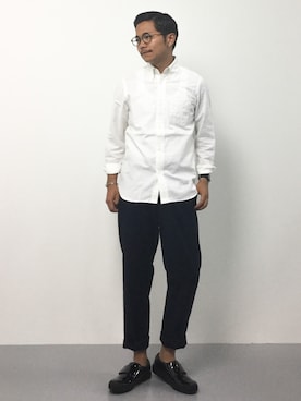 「DANKE SCHON（ダンケシェーン）のアイテム（シューズ）」を使った、K-1RO(ケーイチロー)さん（メンズ・171cm）の夏コーディネート