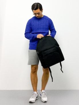 「SHARE PARK（シェアパーク）のアイテム」を使った、K-1RO(ケーイチロー)さん（メンズ・171cm）の夏コーディネート