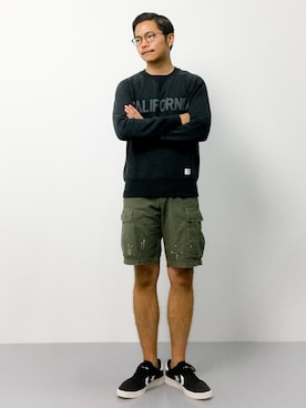 K-1RO(ケーイチロー)さん（メンズ・171cm）の夏コーディネート