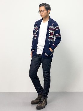 「CIVILIZED（シヴィライズド）のアイテム」を使った、K-1RO(ケーイチロー)さん（メンズ・171cm）の夏コーディネート