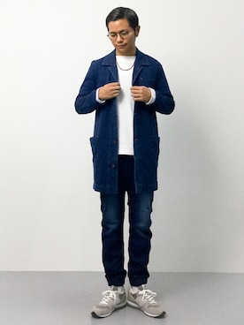 「SEVENDAYS=SUNDAY（セブンデイズサンデイ）のアイテム（シューズ）」を使った、K-1RO(ケーイチロー)さん（メンズ・171cm）の秋コーディネート