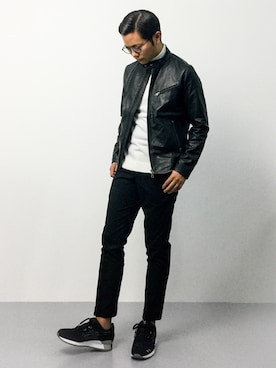 K-1RO(ケーイチロー)さん（メンズ・171cm）の秋コーディネート