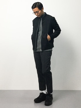 K-1RO(ケーイチロー)さん（メンズ・171cm）の秋コーディネート