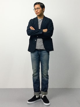 K-1RO(ケーイチロー)さん（メンズ・171cm）の秋コーディネート