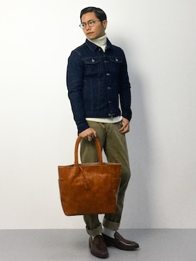 K-1RO(ケーイチロー)さん（メンズ・171cm）の秋コーディネート