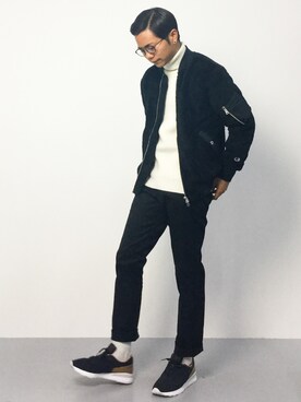 K-1RO(ケーイチロー)さん（メンズ・171cm）の秋コーディネート