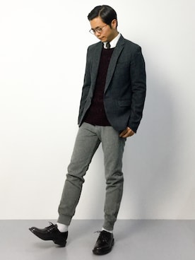 K-1RO(ケーイチロー)さん（メンズ・171cm）の秋コーディネート