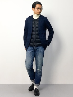 K-1RO(ケーイチロー)さん（メンズ・171cm）の秋コーディネート