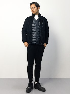 「URBAN RESEARCH Sonny Label（アーバンリサーチサニーレーベル）のアイテム（ダウンジャケット/コート）」を使った、K-1RO(ケーイチロー)さん（メンズ・171cm）の秋コーディネート