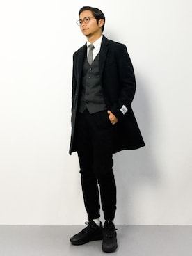 「HARE（ハレ）のアイテム（その他アウター）」を使った、K-1RO(ケーイチロー)さん（メンズ・171cm）の秋コーディネート