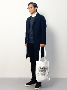 「417 EDIFICE（フォーワンセブンエディフィス）のアイテム（バッグ）」を使った、K-1RO(ケーイチロー)さん（メンズ・171cm）の秋コーディネート