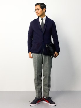 「L.E.D.BITES（エルイーディーバイツ）のアイテム」を使った、K-1RO(ケーイチロー)さん（メンズ・171cm）の秋コーディネート