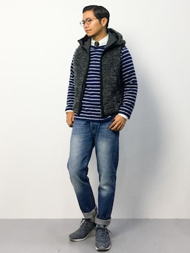 K-1RO(ケーイチロー)さん（メンズ・171cm）の秋コーディネート