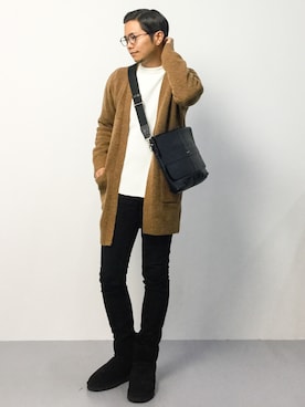 「NANO universe（ナノユニバース）のアイテム（ブーツ）」を使った、K-1RO(ケーイチロー)さん（メンズ・171cm）の秋コーディネート