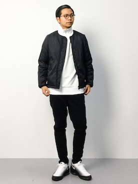 「SEVENDAYS=SUNDAY（セブンデイズサンデイ）のアイテム（シューズ）」を使った、K-1RO(ケーイチロー)さん（メンズ・171cm）の秋コーディネート