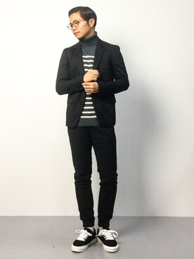 K-1RO(ケーイチロー)さん（メンズ・171cm）の秋コーディネート