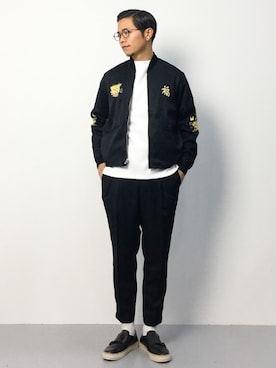 K-1RO(ケーイチロー)さん（メンズ・171cm）の秋コーディネート