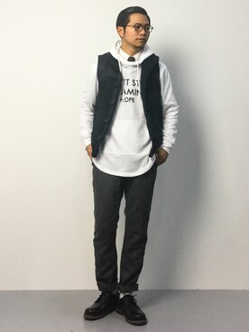 K-1RO(ケーイチロー)さん（メンズ・171cm）の秋コーディネート