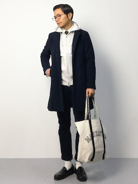 「DETAILS（ディテールズ）のアイテム（ジャケット/アウター）」を使った、K-1RO(ケーイチロー)さん（メンズ・171cm）の秋コーディネート