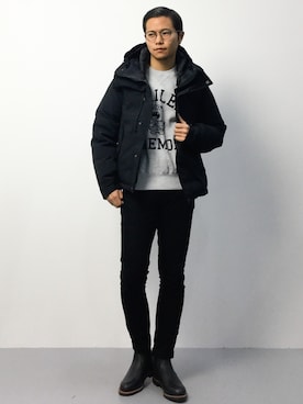 K-1RO(ケーイチロー)さん（メンズ・171cm）の秋コーディネート