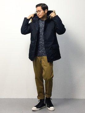 「URBAN RESEARCH Sonny Label（アーバンリサーチサニーレーベル）のアイテム（ダウンジャケット/コート）」を使った、K-1RO(ケーイチロー)さん（メンズ・171cm）の秋コーディネート
