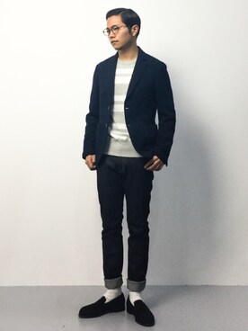 K-1RO(ケーイチロー)さん（メンズ・171cm）の秋コーディネート