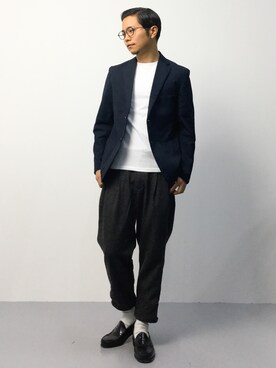 K-1RO(ケーイチロー)さん（メンズ・171cm）の秋コーディネート