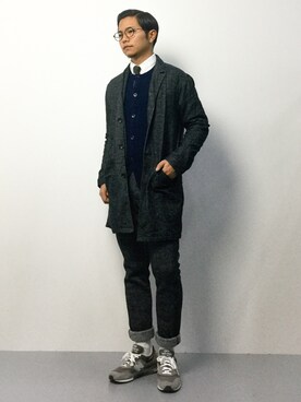 「L.H.P（エルエイチピー）のアイテム（その他アウター）」を使った、K-1RO(ケーイチロー)さん（メンズ・171cm）の秋コーディネート
