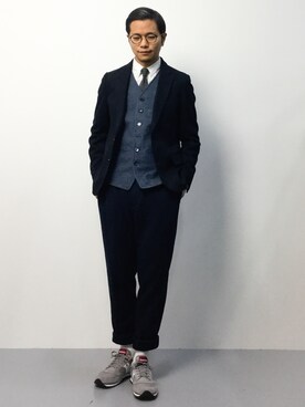 K-1RO(ケーイチロー)さん（メンズ・171cm）の秋コーディネート