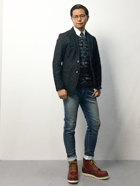 「SHIPS Days（シップスデイズ）のアイテム（ジャケット/アウター）」を使った、K-1RO(ケーイチロー)さん（メンズ・171cm）の秋コーディネート