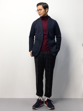 K-1RO(ケーイチロー)さん（メンズ・171cm）の秋コーディネート