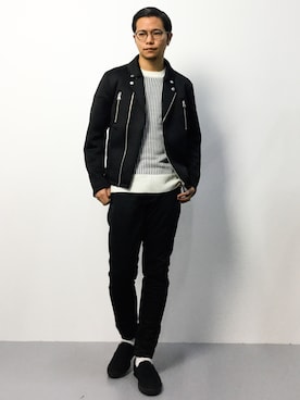 K-1RO(ケーイチロー)さん（メンズ・171cm）の秋コーディネート