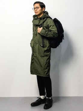 「chronicle（クロニクル）のアイテム」を使った、K-1RO(ケーイチロー)さん（メンズ・171cm）の冬コーディネート