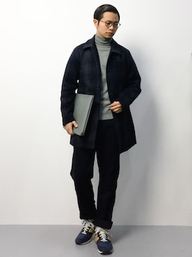 K-1RO(ケーイチロー)さん（メンズ・171cm）の冬コーディネート