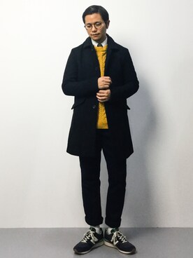 K-1RO(ケーイチロー)さん(メンズ・171cm)の冬コーディネート