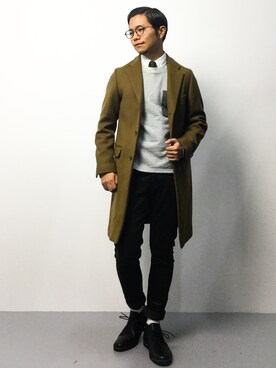 K-1RO(ケーイチロー)さん（メンズ・171cm）の冬コーディネート