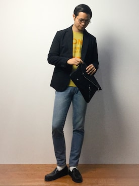 K-1RO(ケーイチロー)さん(メンズ・171cm)の冬コーディネート