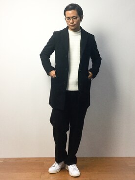 「AZUL by moussy（アズールバイマウジー）のアイテム（その他アウター）」を使った、K-1RO(ケーイチロー)さん（メンズ・171cm）の冬コーディネート