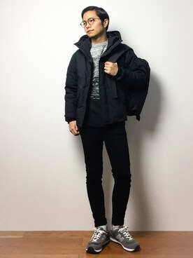 K-1RO(ケーイチロー)さん（メンズ・171cm）の冬コーディネート