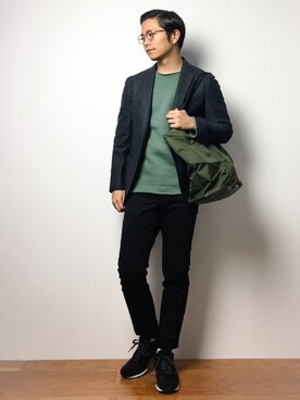 K-1RO(ケーイチロー)さん（メンズ・171cm）の冬コーディネート