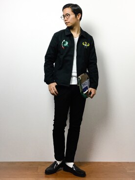 K-1RO(ケーイチロー)さん（メンズ・171cm）の冬コーディネート