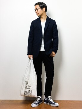 K-1RO(ケーイチロー)さん（メンズ・171cm）の冬コーディネート