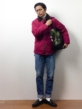 K-1RO(ケーイチロー)さん（メンズ・171cm）の冬コーディネート