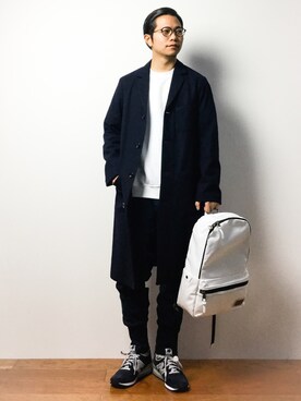 「DETAILS（ディテールズ）のアイテム（パンツ）」を使った、K-1RO(ケーイチロー)さん（メンズ・171cm）の冬コーディネート