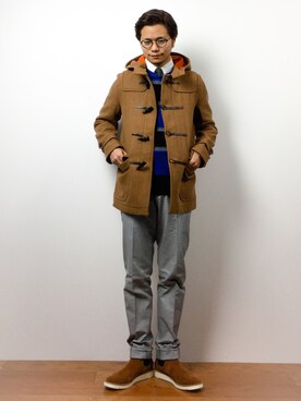 「Blue Standard （ブルースタンダード）のアイテム」を使った、K-1RO(ケーイチロー)さん（メンズ・171cm）の冬コーディネート