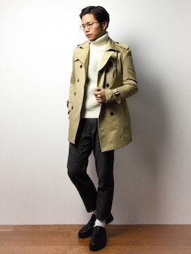 K-1RO(ケーイチロー)さん（メンズ・171cm）の冬コーディネート