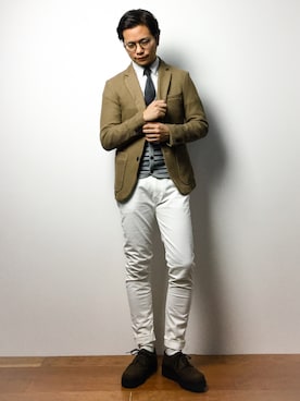 「PADRONE MUSEUM（パドローネミュージアム）のアイテム」を使った、K-1RO(ケーイチロー)さん（メンズ・171cm）の冬コーディネート