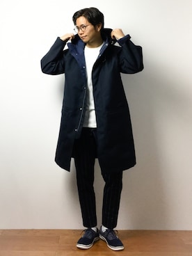 「crocs（クロックス）のアイテム」を使った、K-1RO(ケーイチロー)さん（メンズ・171cm）の冬コーディネート