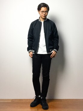 K-1RO(ケーイチロー)さん（メンズ・171cm）の冬コーディネート