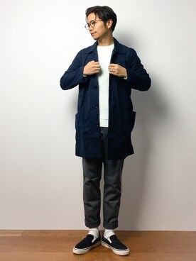 K-1RO(ケーイチロー)さん(メンズ・171cm)の冬コーディネート